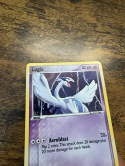 Pokemon TCG Lugia Unseen Forces 29/115 Rare Trading Card Holo LP Vintage Card - Image 3