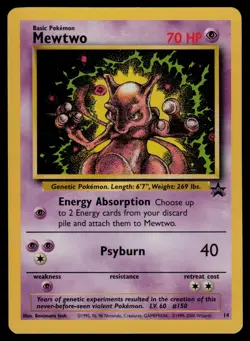 Mewtwo 14 Promo Wizards Black Star Promos Pokemon Lightly Played - Image 1
