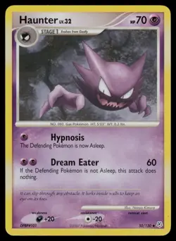 Haunter 50/130 Uncommon Diamond & Pearl Pokemon Lightly Played - Image 1