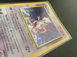 Mewtwo Holo 10/102 Base Set Pokemon Card LP Vintage WOTC - Image 2