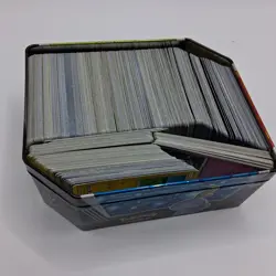 Massive Pokemon Card Lot: 500+ Bulk Cards in Collectible Galar Partners Tin! - Image 2