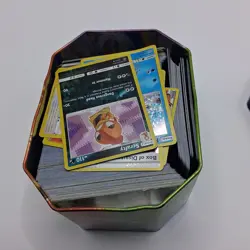 Pokemon Leafeon Tin with 300+ Common/Uncommon Cards Bulk Lot Collection - Image 2