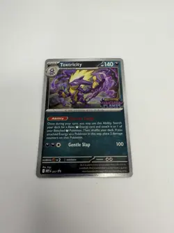 PRE RELEASE Toxtricity MEP 017 Promo Stamp Phantasmal Flames Pokemon TCG NM - Image 1
