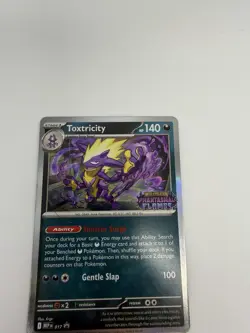 PRE RELEASE Toxtricity MEP 017 Promo Stamp Phantasmal Flames Pokemon TCG NM - Image 2