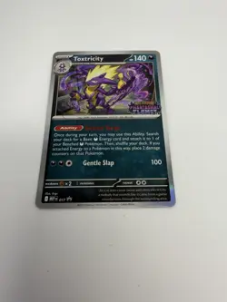 PRE RELEASE Toxtricity MEP 017 Promo Stamp Phantasmal Flames Pokemon TCG NM - Image 3