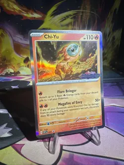 Chi-Yu SVP 057 Pre Release Black Star Promo Paradox Rift Pokemon TCG NM Holo - Image 3