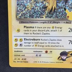 Rocket's Zapdos - 15/132 - Pokemon Celebrations Classic Collection Holo Rare NM - Image 2