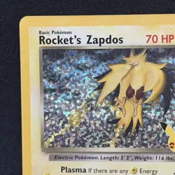Rocket's Zapdos - 15/132 - Pokemon Celebrations Classic Collection Holo Rare NM - Image 5