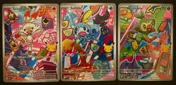 Pokemon First Partner Illustration Collection Series 2 - Generation 8 (Galar) NM - Image 1