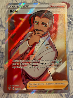 Pokemon TCG Rose (Full Art) 189/189 Swsh03: Darkness Ablaze Holo - Image 1