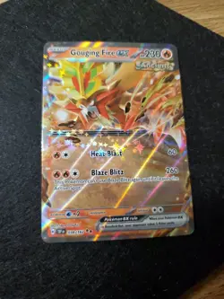 Gouging Fire EX 038/162 Full Art NM/M Temporal Forces Pokemon Card - Image 1