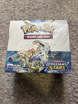 Pokemon TCG Brilliant Stars Booster Box Factory Sealed (36 Sealed Booster Packs) - Image 1