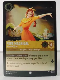 Pepa Madrigal - FOIL - Archazia's Island #37- Lorcana TCG - NM -U Pick - Image 1