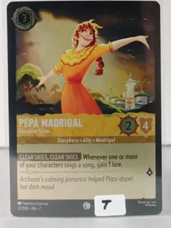 Pepa Madrigal - FOIL - Archazia's Island #37- Lorcana TCG - NM -U Pick - Image 2