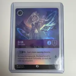 Elsa - Exploring the Unknown 208/204 Epic Holofoil Whispers NM Disney Lorcana - Image 1