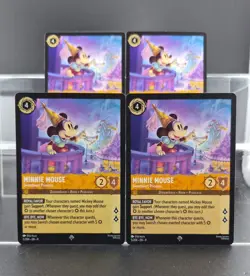 Disney Lorcana Minnie Mouse - Sweetheart Princess 5/204 Fabled Super Rare 4 Card - Image 1