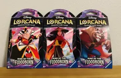 Disney Lorcana: Rise of the Floodborn (10) Sealed Booster Pack Lot TCG - Image 2