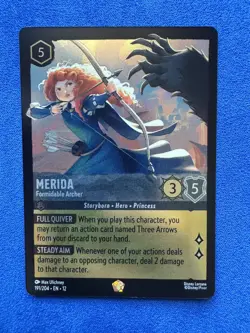 Merida Formidable Archer Foil 191/204 Wilds Unknown Disney Lorcana - Image 1