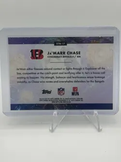 Topps 2025 Topps Chrome Stars in the Night Ja'Marr Chase #STN-17 Green /75 - Image 2