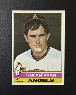 1976 Topps # 330 Nolan Ryan California Angels NM - Image 1