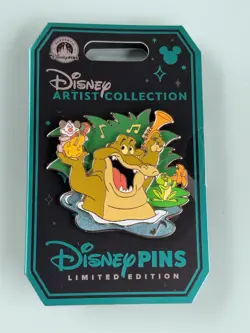 2026 Disney Artist Collection The Princess and The Frog Louis LE 4000 Pin - Image 1