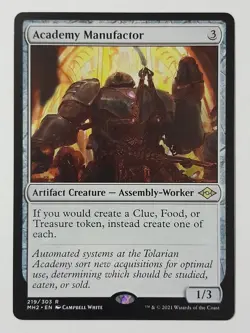 Academy Manufactor - NM Near Mint - MH2 Modern Horizons 2 - MTG Magic - Image 1