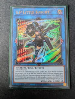 YUGIOH S:P LITTLE KNIGHT ULTRA RARE NEAR MINT RA03-EN049 - Image 1