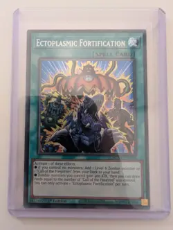 MZMU-EN008 Ectoplasmic Fortification : Secret Rare Card : 1st Edition : YuGiOh - Image 1