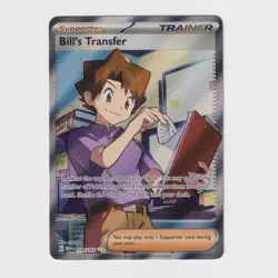 Bill's Transfer 194/165 Scarlet & Violet 151 Ultra Rare Full Art Pokemon TCG NM+ - Image 1