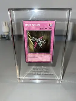 Rare Yugioh Local Store Tournament Trophy (Rope of Life) Summer Cup Series - Image 1