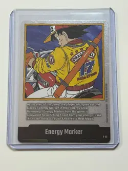Dragon Ball Fusion World Energy Markey E-52 Silver Manga Booster SB01 - Image 1