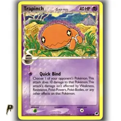 Pokemon Dragon Frontiers Trapinch 69/101 Non Holo Common Card LP - Image 1
