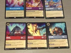 Princess & The Frog / Gargoyles Disney Lorcana 10 Card Lot NM - Image 2