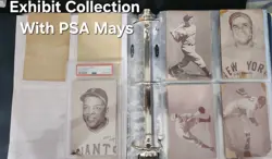 Large Lot of Vintage 1947-66 Exhibits Baseball Cards Willie Mays, Yogi Berra HOF - Image 1