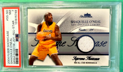 2004 Supreme Showcase Jersey – 45/45 - All-Star Blue Fleer Shaquille O'Neal SHAQ - Image 1
