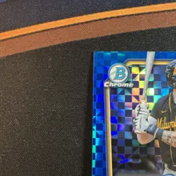 2026 Bowman Chrome 1st Daniel Dickinson #CPA-DD Blue X-Fractor Auto #’ed 57/150 - Image 2