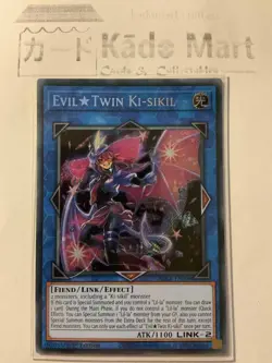 Evil Twin Ki-sikil BLCR-EN096 Secret Rare 1st Edition YuGiOh TCG Card - Image 1