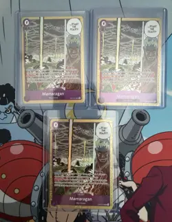 Bandai One Piece Card Game OP15 Mamaragan Event Purple 3-Card Lot - Image 1