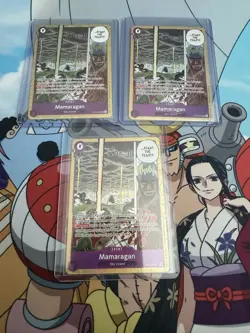 Bandai One Piece Card Game OP15 Mamaragan Event Purple 3-Card Lot - Image 4