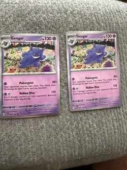 Pokemon TCG Gengar Rare Holo SV Scarlet & Violet 151 Card 094/165 NM 2 Cards - Image 2
