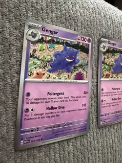 Pokemon TCG Gengar Rare Holo SV Scarlet & Violet 151 Card 094/165 NM 2 Cards - Image 5