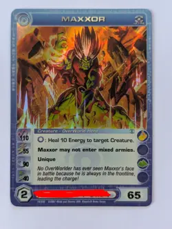 Maxxor Chaotic Card 1st edition - Dawn Of Perim - High Stats - Image 1
