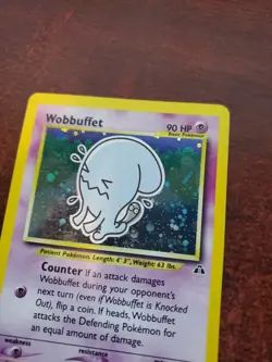 Wobbuffet Neo Holo Pokemon Card Base WOTC NM - Image 5