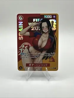 Boa Hancock Spain FIFA World Cup One Piece Card - Sexy Waifu Holographic - Image 1