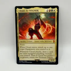 MTG Cloud Ex-SOLDIER 0002 Final Fantasy Mythic Rare MTG Card FFVII - Image 2