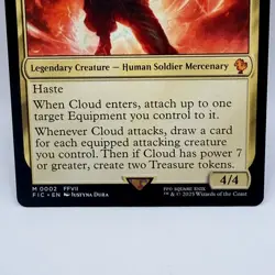 MTG Cloud Ex-SOLDIER 0002 Final Fantasy Mythic Rare MTG Card FFVII - Image 3