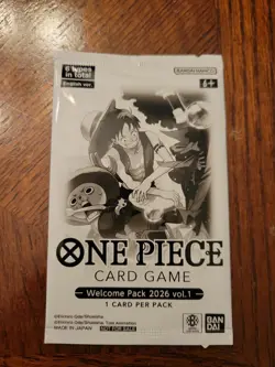 Welcome Pack 2026 Vol 1 - One Piece Promotion Card C2E2 ACEN Sealed - Image 1