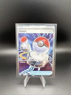 Pokemon SWITCH 123/94 Common Holo Ultra Rare Trainer Card TCG Phantasmal Flames - Image 1