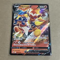 Infernape V SWSH252 SWSH: Sword & Shield Promo Cards Holo - Image 1