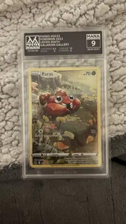 Pokemon Paras TCG GRADED PSA 9 Ultra Rare Holo Card GG32/GG70 Crown Zenith - Image 2
